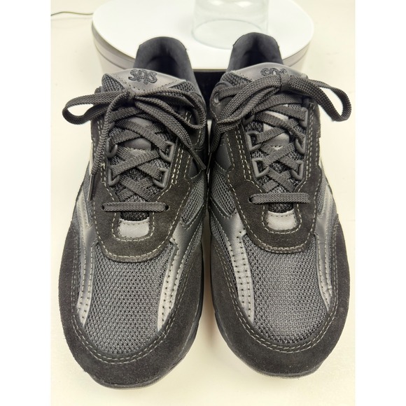 SAS Orthopedic Black Walking Shoes Arch Support Women's 12 1/2 Wide Comfortable - Picture 11 of 14